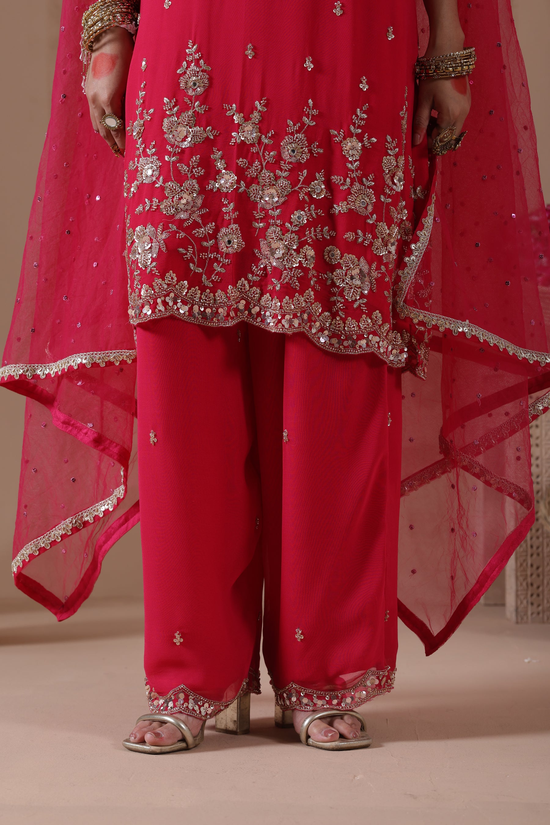 Raina Sequence Sharara Set - additional view 2