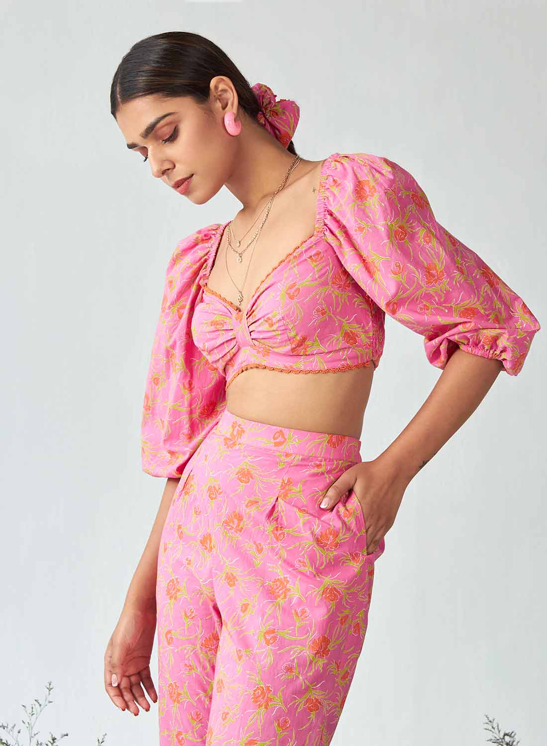 Serena Puff Sleeves Co-Ord Set