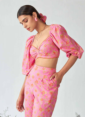 Serena Puff Sleeves Co-Ord Set