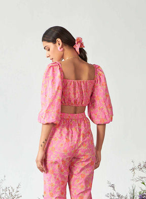 Serena Puff Sleeves Co-Ord Set