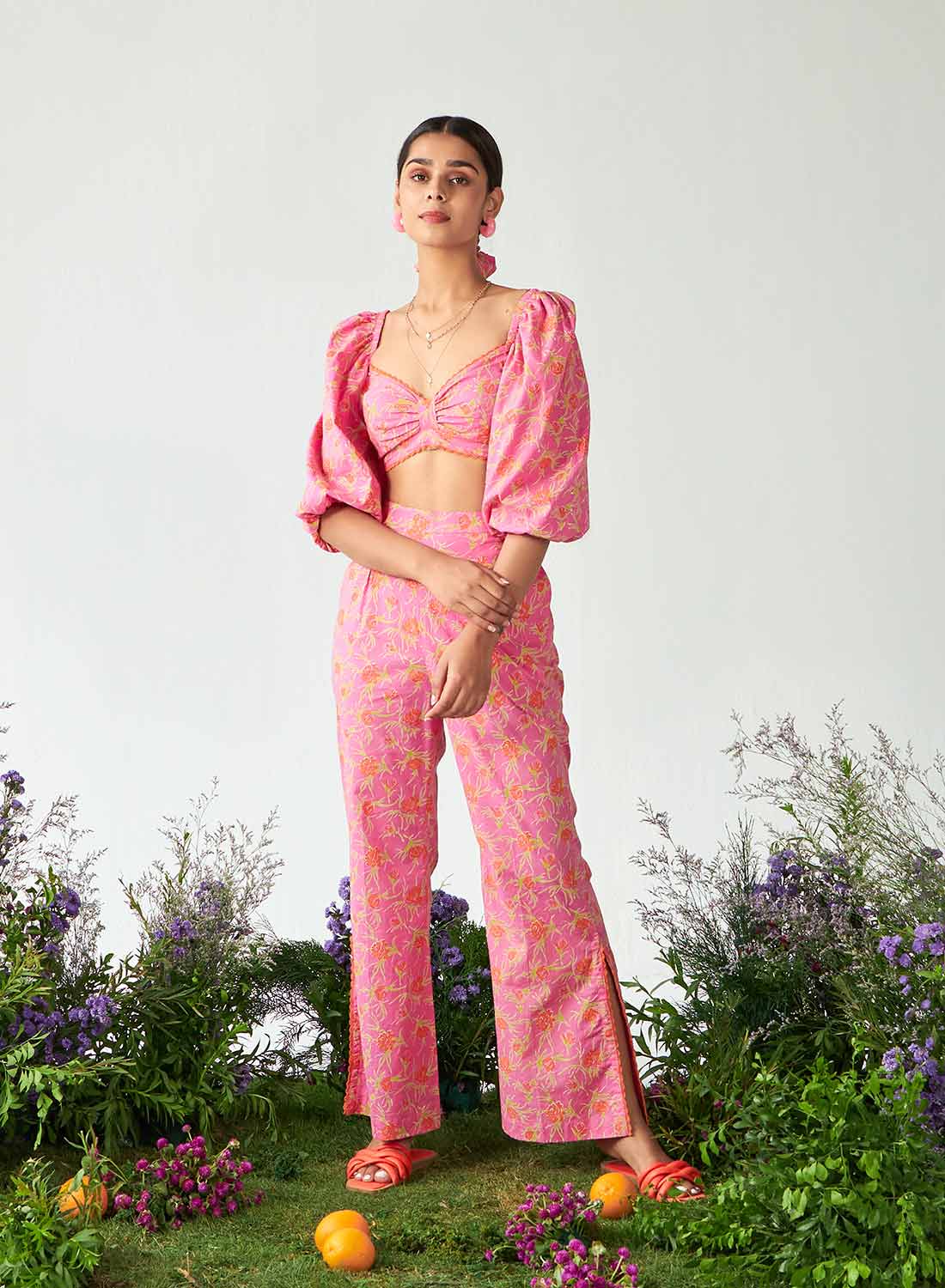 Serena Puff Sleeves Co-Ord Set