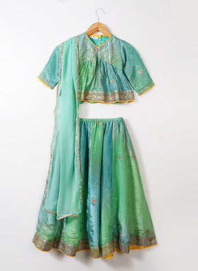Shaded Silk Lehnga Set