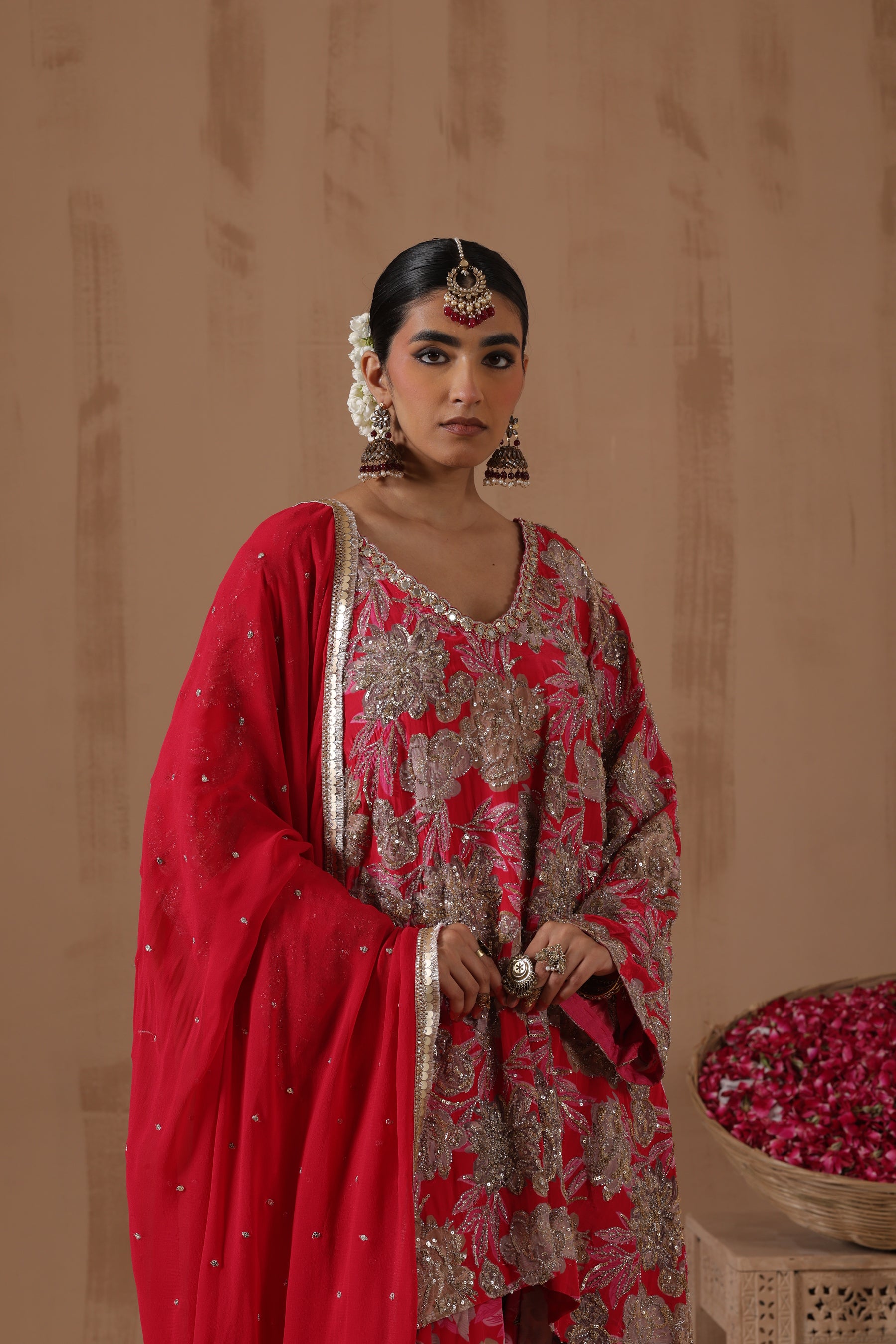 Vihana Printed Sequence Work Farshi Salwar Set - additional view 2