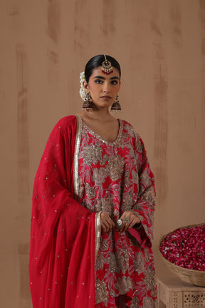 Vihana Printed Sequence Work Farshi Salwar Set - additional view 2