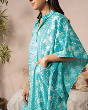 Sarah handblock kaftan