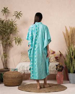 Sarah handblock kaftan