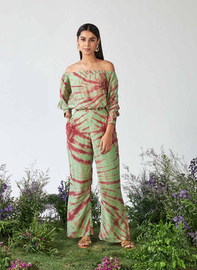 Niva Tie And Dye Muslin Co-Ord Set